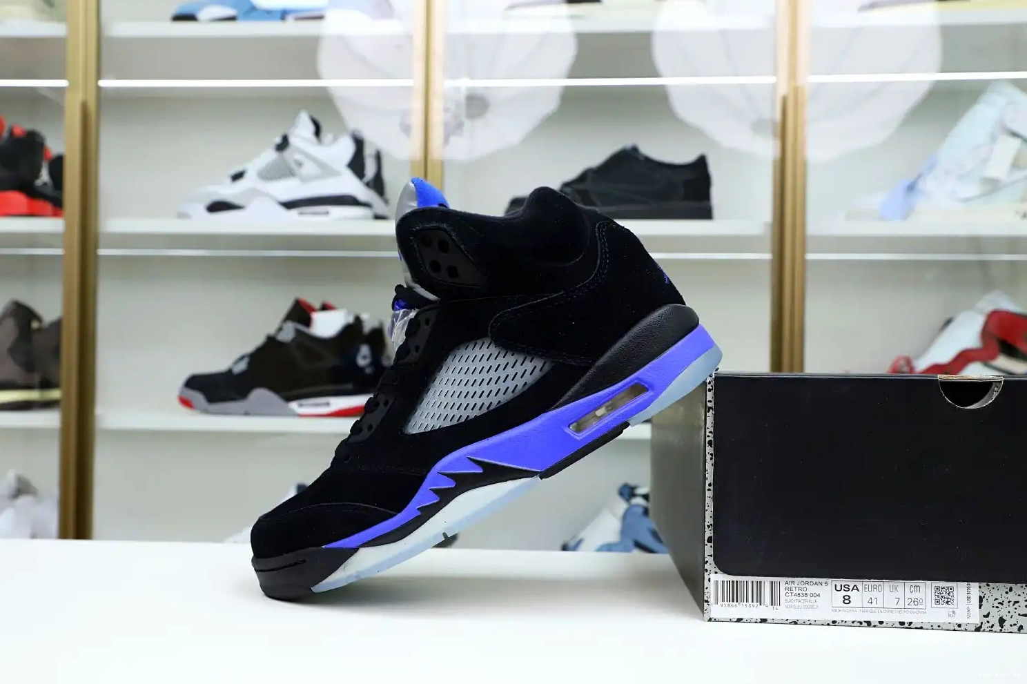 JORDAN AIR AIR 5 BLUE' JORDAN Kimikick RETRO 'RACER 0614